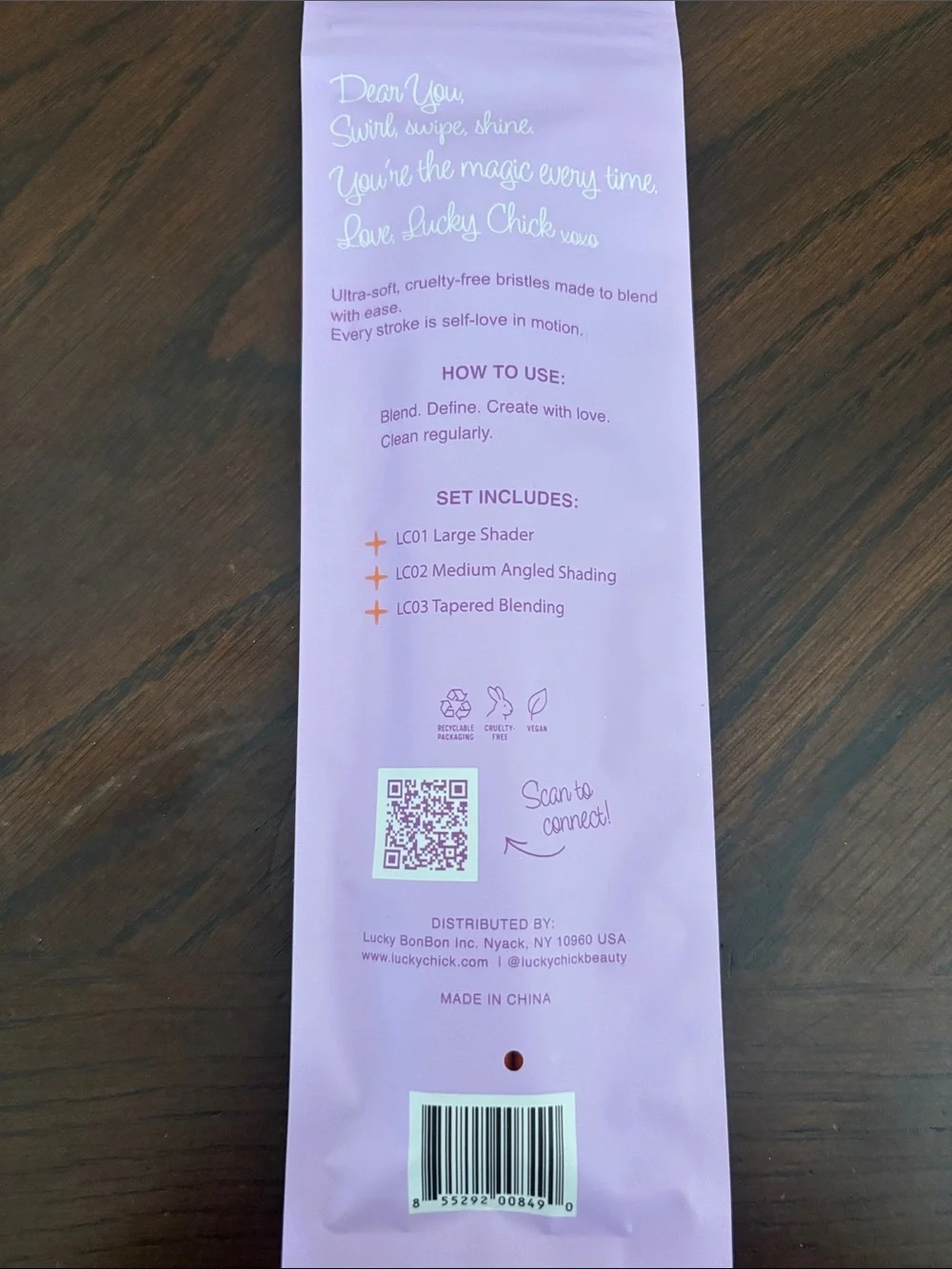 Lucky Chick Brush Set